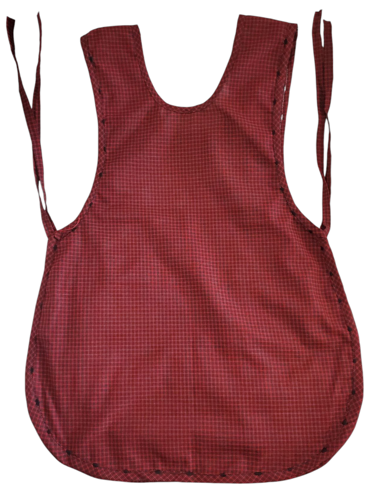 Traditional Mexican Apron for Women with Pockets and Beautiful Flower Embroidery - Mandiles para Mujer Mexicanos Mandil escapulario mandil Artesanal cobbler apron smocks - Red