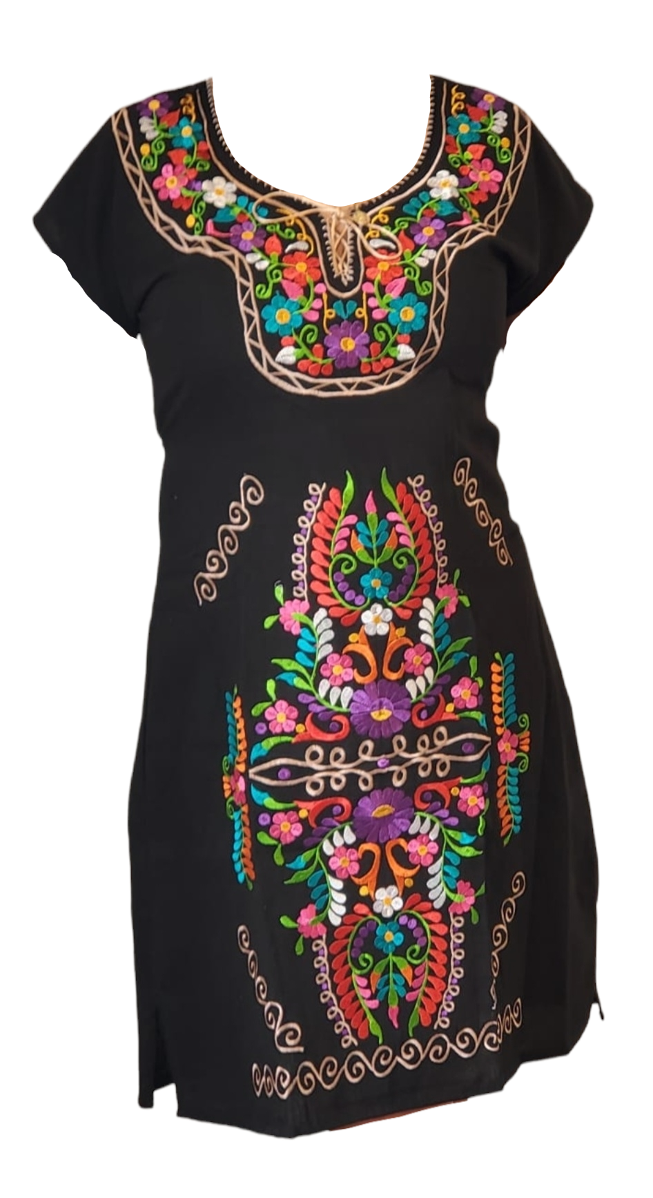 Oaxacan Embroidered Dress