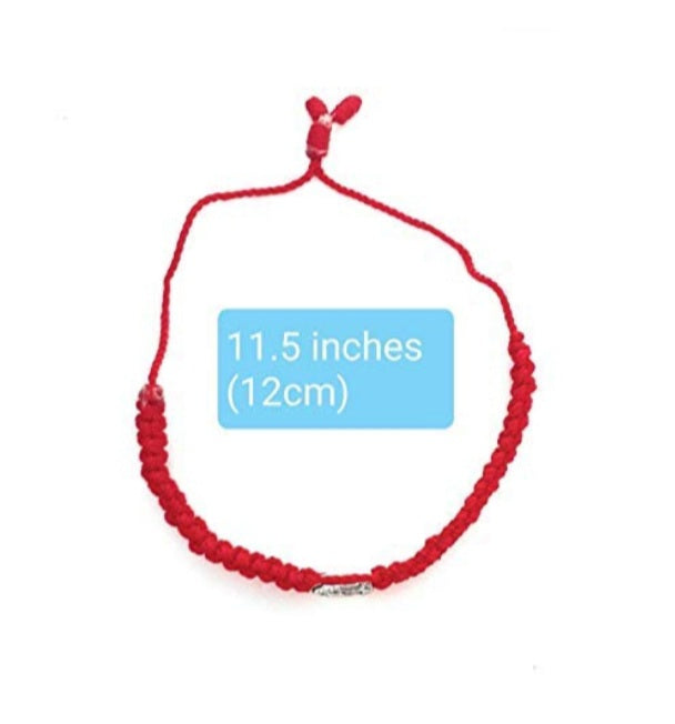 Virgin Mary Medal Adjustable Red String Bracelet Virgen la Milagrosa, virgen de guadalupe bracelet - Puerta21shop